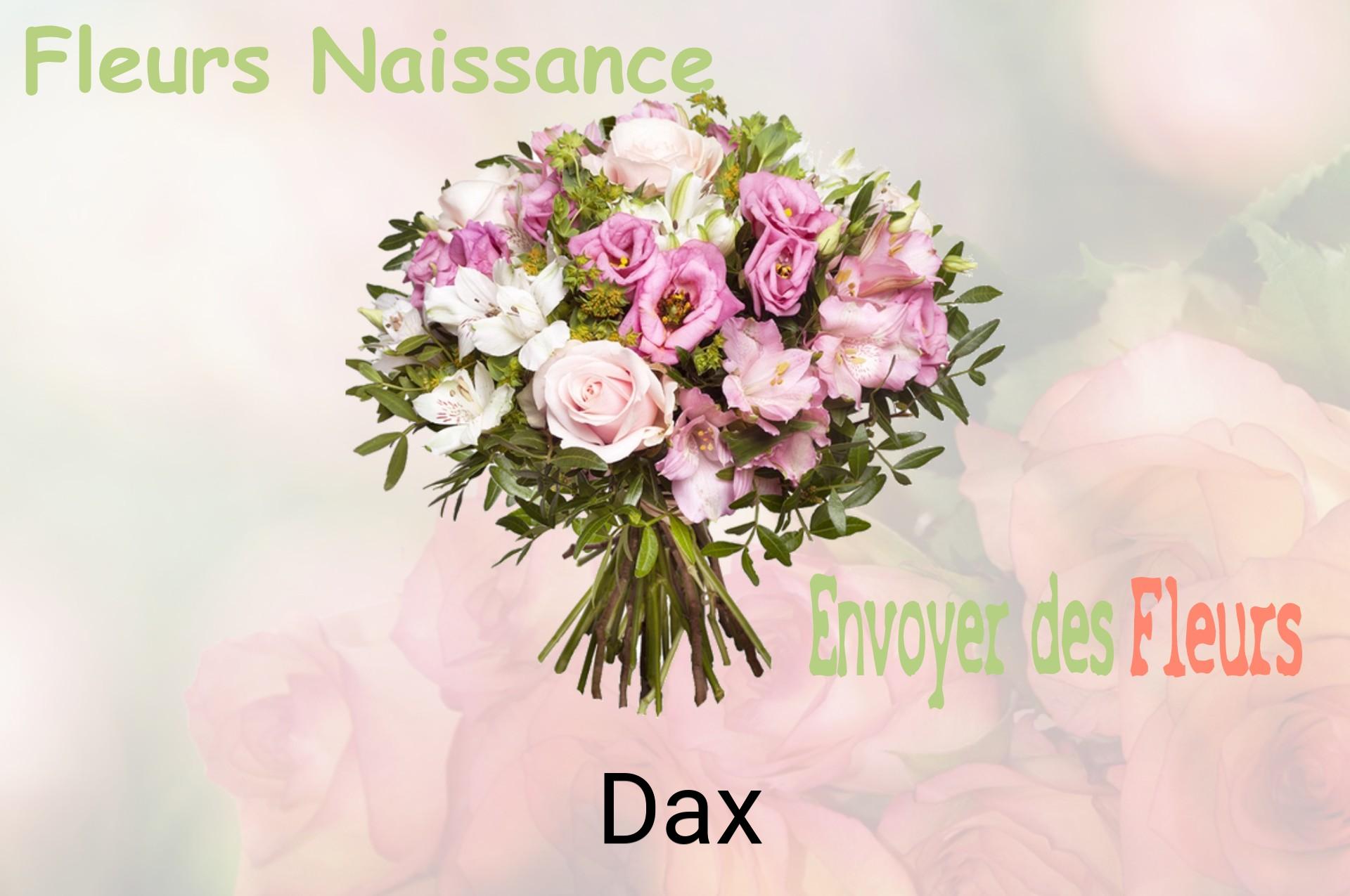 Bouquet de fleurs de naissance livré à Dax